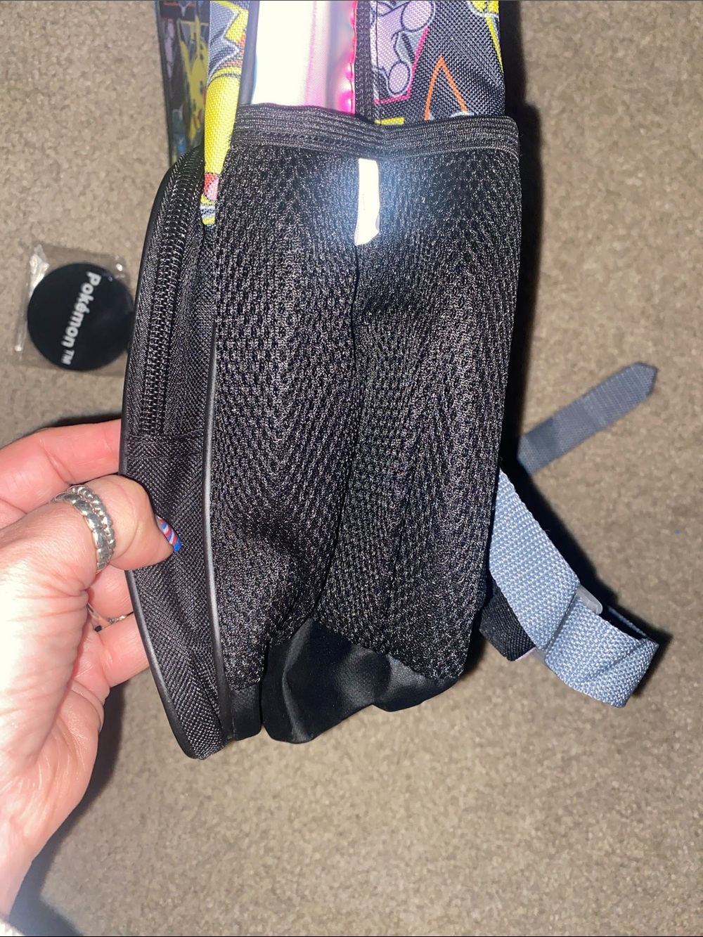 Pokémon Gotta Catch ‘Em All! Pikachu, MewTwo & Lucario Backpack - Picture 4 of 6